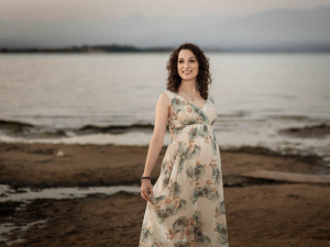 FOTOGRAFIA MATERNITA' GRAVIDANZA LAGO DI GARDA