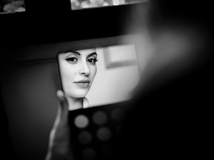 trucco della sposa per il giorno del matrimonio al Lago di Garda, Gardone Riviera