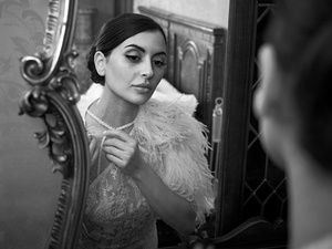 ritratto-della-sposa-prima-della-cerimonia-nuziale a Gardne Riviera