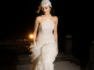 sposa al matrimonio Villa Alba Gardone Riviera autunno