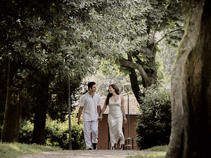 momento dopo la proposta in centro storico a Sirmione 