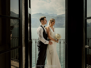 Momenti spontanei reportage matrimonio Lago di Garda - fotografo di matrimonio -malcesine
