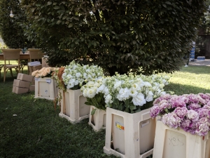 fiori per un matrimonio in una location elegante fotografati da un fotografo professionista di matrimoni