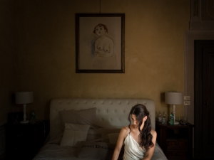 momenti intimi della sposa prima del matrimonio