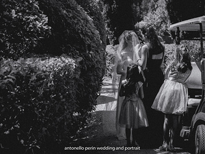 sposa nei giardini dell'isola del garda