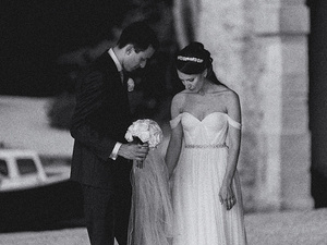 sposi fotografati durante servizio fotografico professionale matrimonio lago di garda