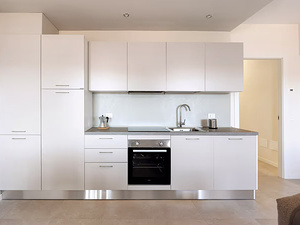 vista cucina,appartamento casa vacanza lago di garda 